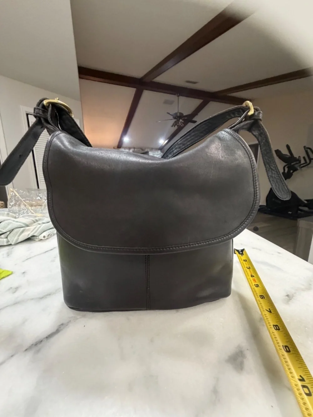 Black Coach Handbag ~ vintage